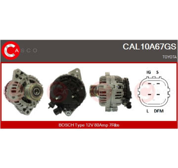 generátor CASCO CAL10222AS