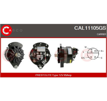 Vnútorný ventilátor CASCO CBW61000GS