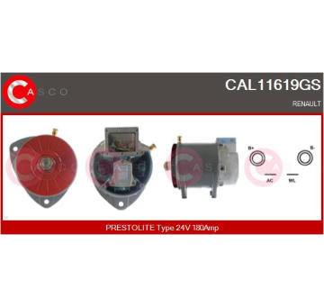 generátor CASCO CAL10276GS