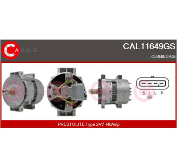 generátor CASCO CAL10297AS