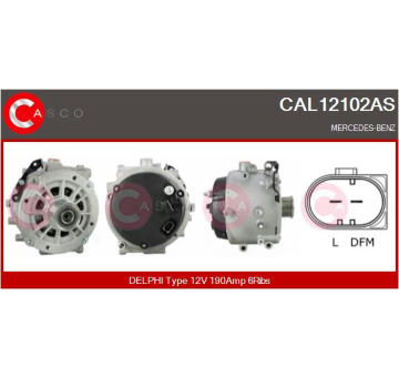 vnitřní ventilátor CASCO CBW71032AS