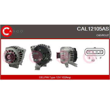Vnútorný ventilátor CASCO CBW71037AS