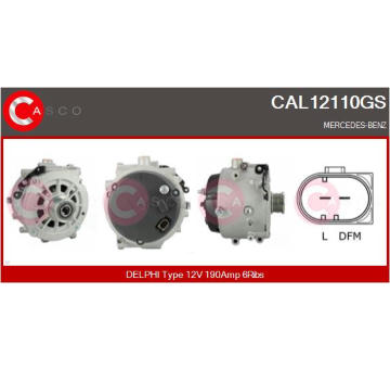generátor CASCO CAL10334AS