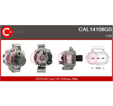 generátor CASCO CAL10350AS