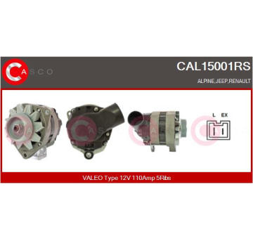 Alternátor CASCO CAL15110AS