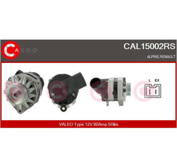 Alternátor CASCO CAL15111AS