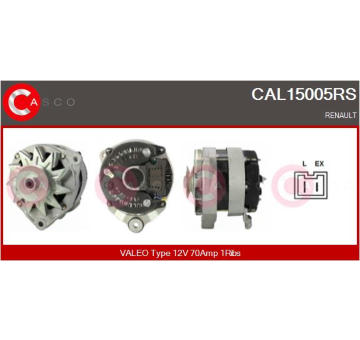 Alternátor CASCO CAL15118GS