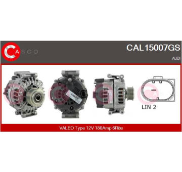 Alternátor CASCO CAL15121AS