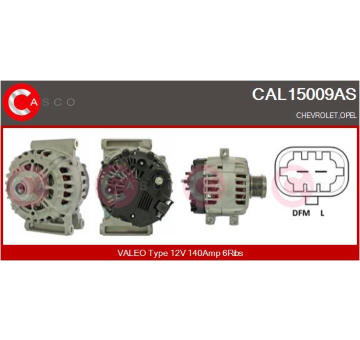 generátor CASCO CAL10379AS