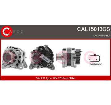 Alternátor CASCO CAL15127AS