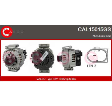 Alternátor CASCO CAL15129AS