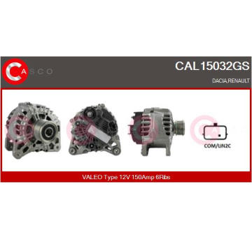 Alternátor CASCO CAL15147AS