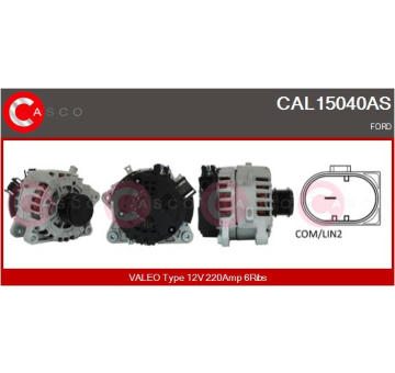 Alternátor CASCO CAL15155AS