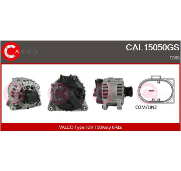 Alternátor CASCO CAL15163AS