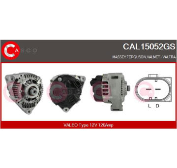 Alternátor CASCO CAL15164AS