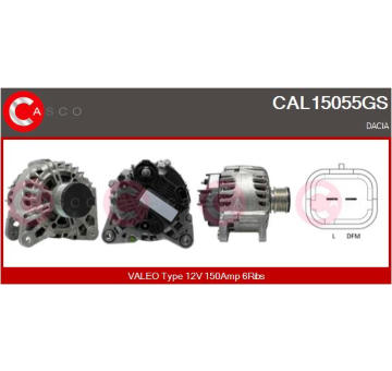 Alternátor CASCO CAL15170AS