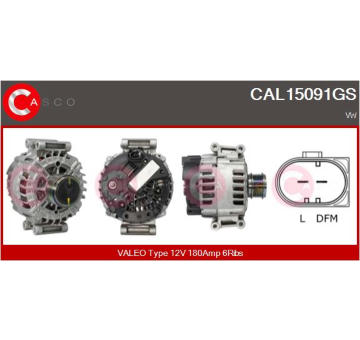 Spínač, zvedací zařízení oken CASCO CWR72000AS