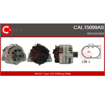 Spínač, zvedací zařízení oken CASCO CWR72012AS