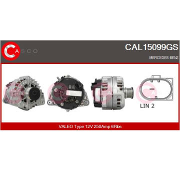Alternátor CASCO CAL15214AS