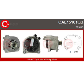 Spínač, zvedací zařízení oken CASCO CWR72019AS