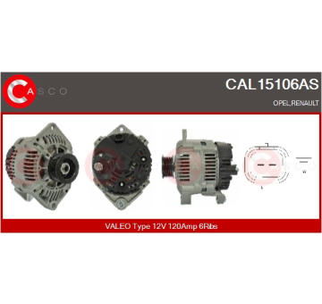 Spínač, zvedací zařízení oken CASCO CWR73004AS