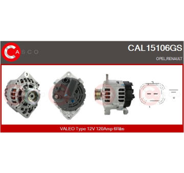 Spínač, zvedací zařízení oken CASCO CWR73007AS