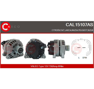 generátor CASCO CAL10472GS