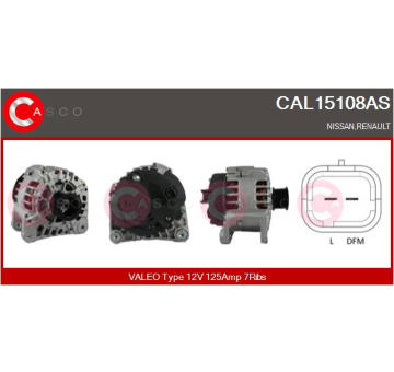 Spínač, zvedací zařízení oken CASCO CWR73012AS