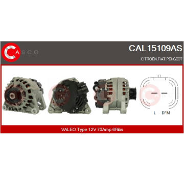 Spínač, zvedací zařízení oken CASCO CWR73017AS