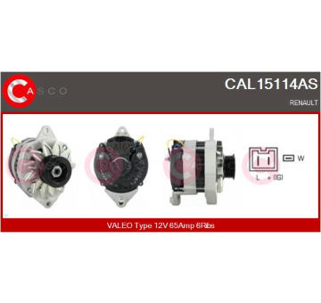 Alternátor CASCO CAL15114AS