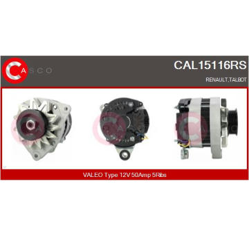 generátor CASCO CAL10495AS