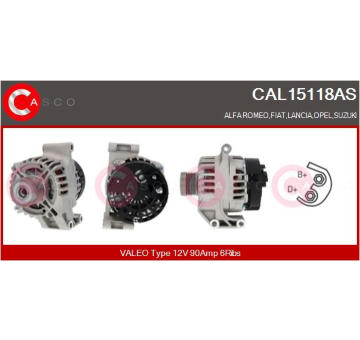 Spínač, zvedací zařízení oken CASCO CWR73043AS