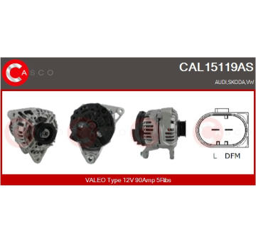 generátor CASCO CAL10501AS