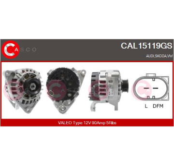 Alternátor CASCO CAL15241AS