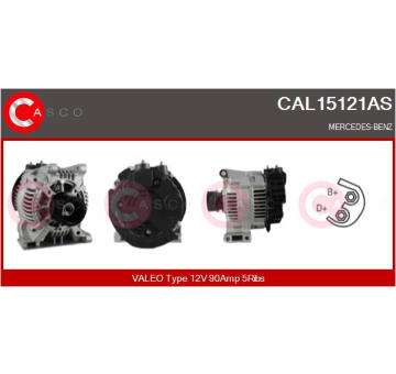 Vnútorný ventilátor CASCO CBW77014AS