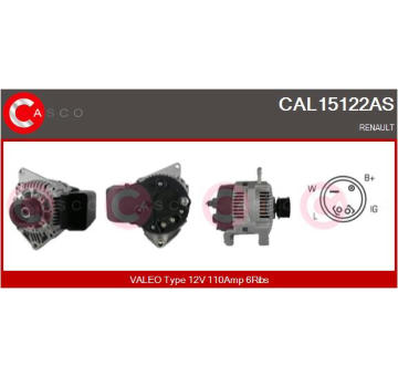 Alternátor CASCO CAL15244AS