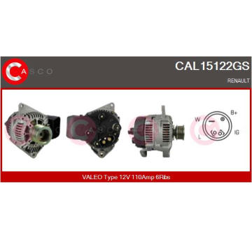 generátor CASCO CAL10506GS