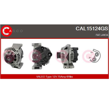 Alternátor CASCO CAL15246AS