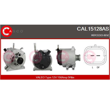 generátor CASCO CAL15128AS