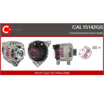 generátor CASCO CAL15142GS