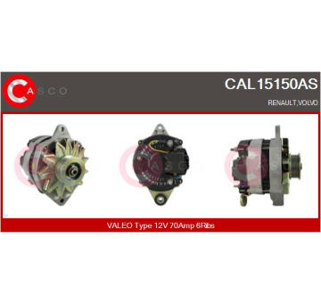 vnitřní ventilátor CASCO CBW80000GS