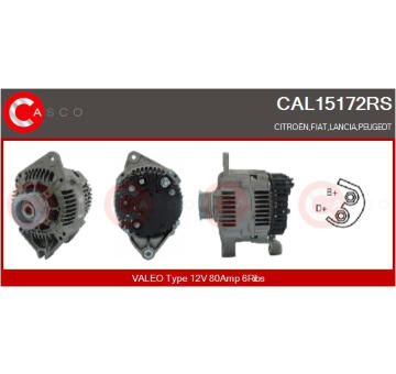 Vnútorný ventilátor CASCO CBW86001AS