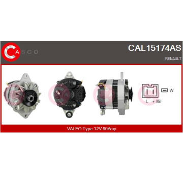 Spínač, zvedací zařízení oken CASCO CWR78001AS