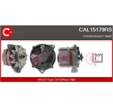 Alternátor CASCO CAL15340AS