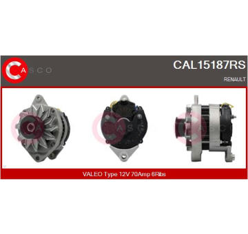 Alternátor CASCO CAL15349AS
