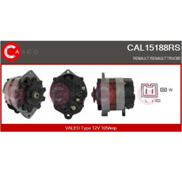generátor CASCO CAL10615AS