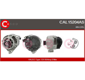 Alternátor CASCO CAL15204AS