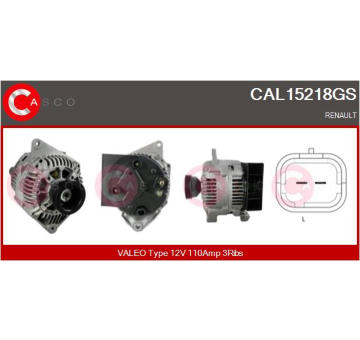 Vinuta pruzina, airbag CASCO CCC74001GS