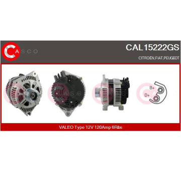 generátor CASCO CAL10655AS