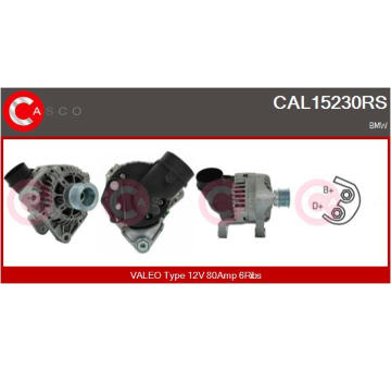 Alternátor CASCO CAL15420AS